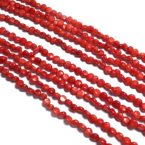 Natural Coral Beads Red Irregular Coral Loose Beads Charms Necklace Accessories for Women Jewelry Making Bracelet Earrings Gift