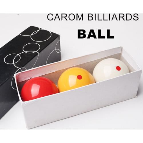 New Design 3 Colours Carom Billiard Balls Suitable for Carom Table Resin Standard 61.5mm quality billiards 3 cushion balls