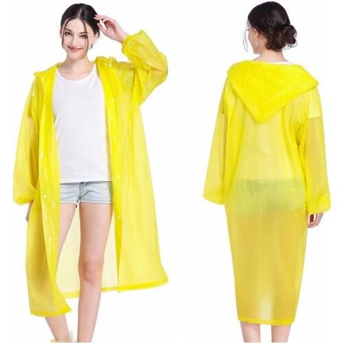 Outdoor tool EVA Raincoat Thickened Waterproof Rain wear Clear Transparent Camping Waterproof camp tool