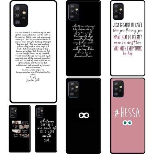 After We Collided Hardin Scott Tessa Case For Samsung A50 A70 A40 A10 A20 A30S A02S A41 A51 A71 A12 A32 A42 A52 A72 A20e A21S