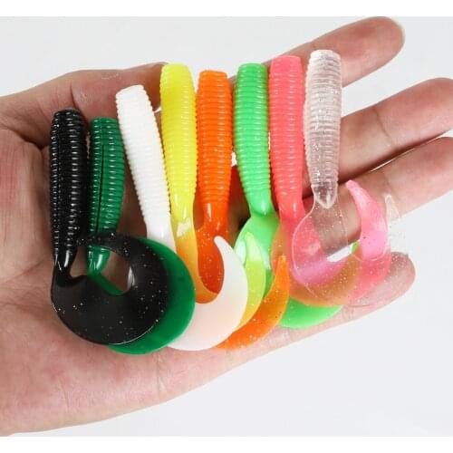 BILLINGS Fishing Lure 80mm 70mm 60mm 50mm Easy Shiner Jig Swimbait Artificial Double Color Silicone Soft Bait Carp Bass Lure