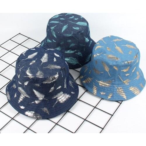 New Retro Print Womens Fisherman Hat Reversible Sun Protection Hat Casual Outdoor Beach Cap Bucket Hat Unisex Panama Bob Cap