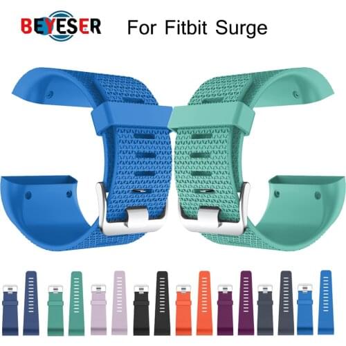 Silicone Replacement Watch Wrist Strap Band For Fitbit Surge Smartwatch Band Wristbands With Screwdriver Accessory Belt Bracelet