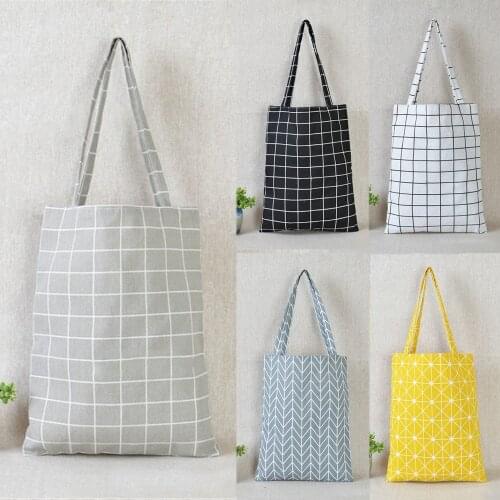 Women Shopping Bags Hot Creative Environmental Storage Bag Fashion Womens Canvas Tote Shoulder Large Bag Beach School Handbag