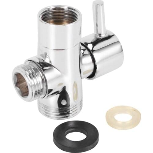 SOLID diverter 3-way diverter valve All 1/2 inch IPS shower system spare part, copper chrome plating