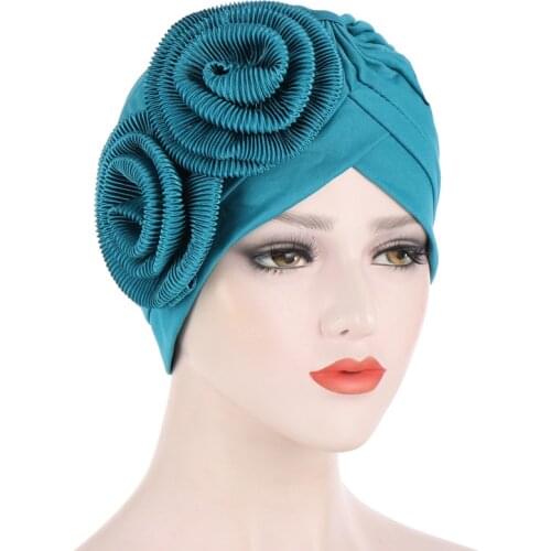 New Applique Female Turban Scarf Solid Elegant Women Inner Hijab Scarf Muslim Turbantes Islamic Cover Cap