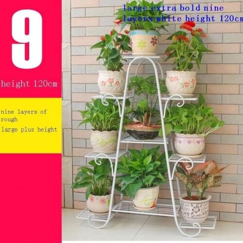 Outdoor Support Plante Shelves Decor Sera Balkon Salincagi Metal Raflar Shelf Plant Stand Balcon Balcony Flower Iron Rack