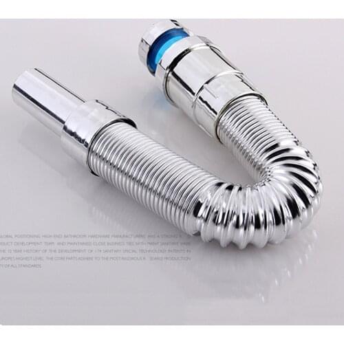Washbasin under the sink pipe, basin sink drain MOP pool deodorant telescopic extension tube