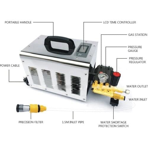 High-pressure cold mist unit high-pressure spray cooling disinfection humidifier equipment Misting machine