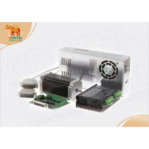 Wantai cheap CNC kit Nema 34 Stepper Motor 85BYGH450A-040 460oz-in 4A+Driver DQ860MA 7.8A 256micro CNC Router Mill Laser