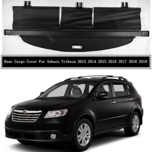 Rear Cargo Cover For Subaru Tribeca 2013 14 15 16 17 2018 2019 Partition Curtain Screen Shade Trunk Security Shield Accessories