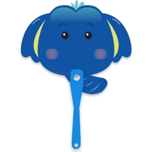 Custom PP plastic hand fan for wedding party hand mini portable fan party favors