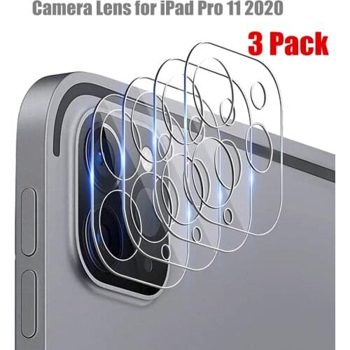 3 Pack Camera Lens Protector For iPad Pro 2020 Tempered Glass Screen Protector for iPad Pro 11'' 12.9'' Len Back Film