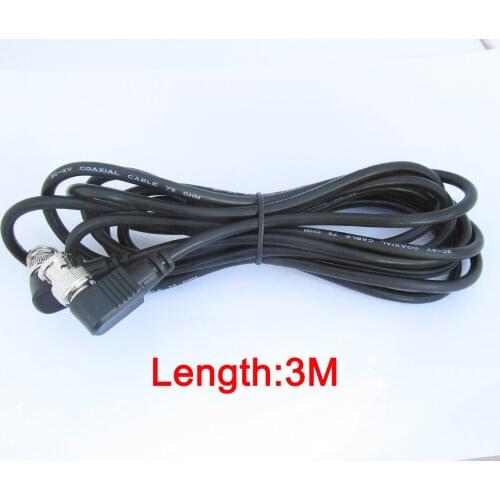 1pc 3M/10ft RG58 BNC Male RA to Male Plug Right Angle Coaxial Cable
