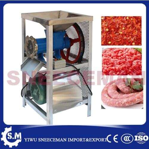150kg/h commercial meat grinder machine broken bone machine minced meat machine twisted chicken rack pepper sausage machine