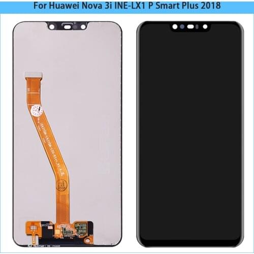 6.3" For Huawei Nova 3i INE-LX1 LX2 L21 LCD Display Touch Screen Digitizer Assembly P Smart Plus 2018 LCD Panel Screen Replace