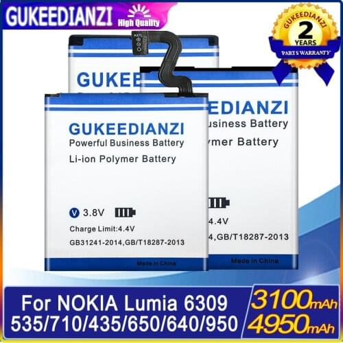 Battery For NOKIA BV T5C/5J/5T/T5E/T5A/T4D/T3G/T4B/5XW BN-06 Mobile phone Battery Lumia 430 435 630 640 650 710 730 820 950 1020
