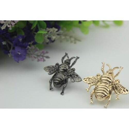 Luggage bag hardware accessories diy metal Little bee decorated buckle shoe ornament adornment hardware accessories