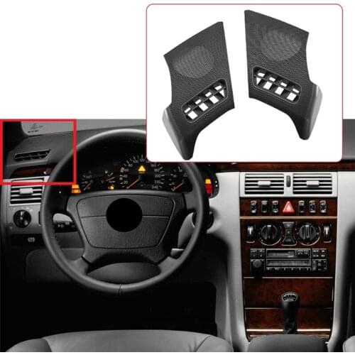 Car Dash Board R+L Side Air Vent Speaker Grill Cover for Mercedes Benz W210 E-CLASS E320 E430 E55 1996-2002