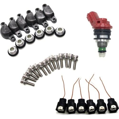 Car accessories high performance Fuel Injector adapter Kits for 90-93 300ZX Phase 1 2 VG30DE VG30DETT Turbo Z32