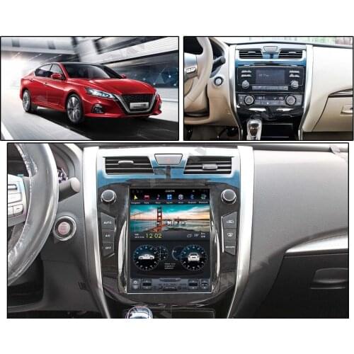 For NISSAN Teana 2012-2018 Verticl screen Tesla style Android 9.0 Car dvd multimedia Player GPS map audio radio stereo head unit