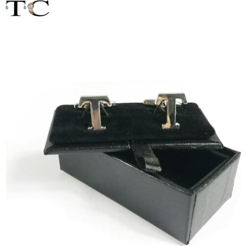 Free Shipping Promotion Limited Gift Box 60pcs/lot Black Mens Cufflinks Box Gift Storage Case Cuff Jewelry Casket