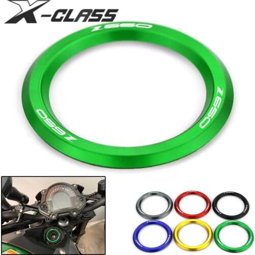 For Kawasaki Z650 2016 2017 2018 2019 2020 Motorcycle Ignition Switch Cover Key Ring Protector CNC Aluminum Green Accessories