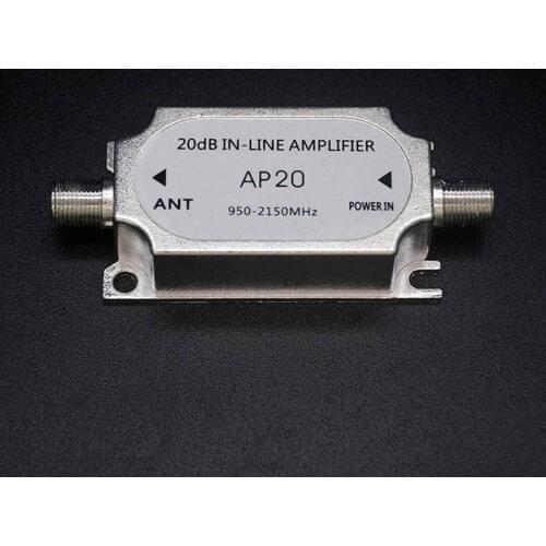 For Dish Network Antenna All Satellite Applications Satellite Inline Amplifier with Up To 20dB Signal Booster Strengthen