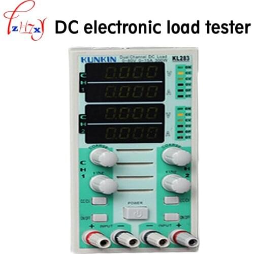 Dual channel dc electronic load tester KL283 DC electronic load tester testing and aging of products such as LED drives 220V 1PC