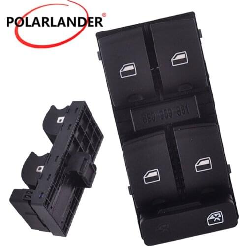 For AUDI A4 S4 B6 B7 RS4 Master Power Electronic Window Control Switch Button Console Window Panel Fit toggle switch