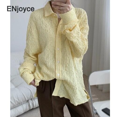 Желтые блузки ENJOYCE China At AliExpress