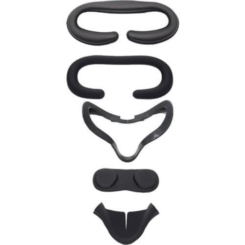 Leather Anti-sweat And Shading Eye Mask Nose Pad Face Mask Set for Oculus Quest VR Headset Accessories