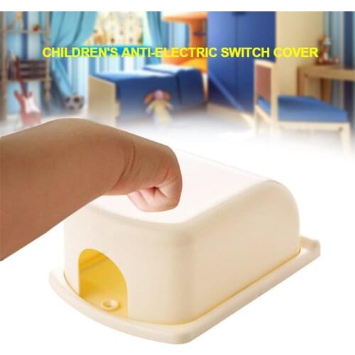 Lightweight Anti-electric Shock Portable Kid Electrical Equipment Baby Children Single Plug Protection Solid Safety Switch Cover