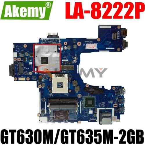 AKEMY LA-8222P Laptop Motherboard For ASUS K75VJ K75VM R700VJ Original Mainboard GT630M/GT635M-2GB