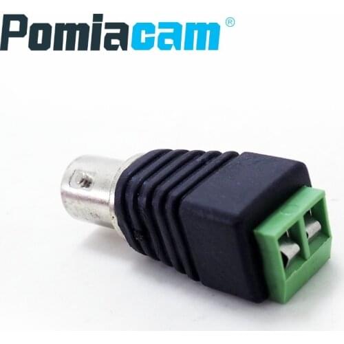 B-G1 Mini Coax BNC Connector Video Balun Connector BNC Female CAT5 CAT6 For CCTV Camera