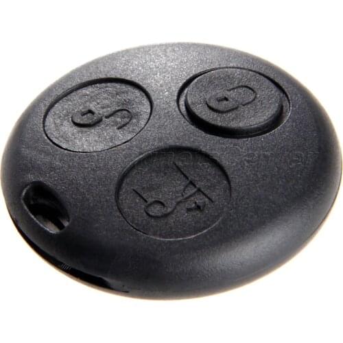 Mtsooning 3 Button Remote Key Shell Case Replacement Fob For Mercedes Benz SMART Fortwo City Coupe Cabrio Crossblade Roadster