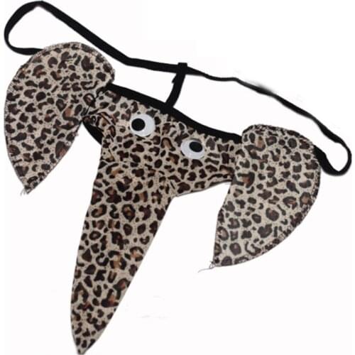 Men sex panties elephant underwear T thong G-string sexy elephant nose mens lingerie