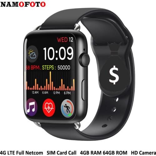 1.82'' Hot Sell 4G Smartwatch 700mAh 3GB+32GB SIM Card GPS HD Camera Video Waterproof Sports HR Tracker Mens Smart Watches