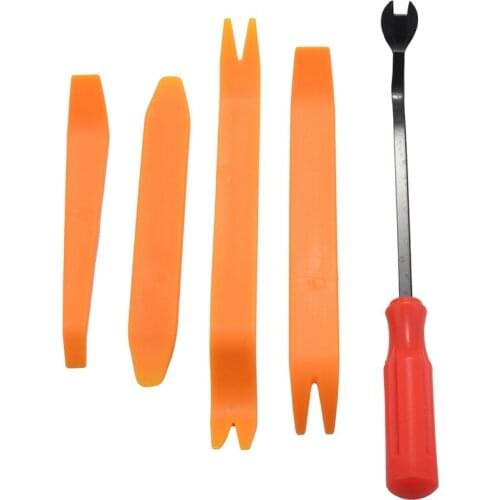 Auto Trim Removal Tool Kit,5 Pcs Car Panel Door Window Tools Kit,Auto Clip