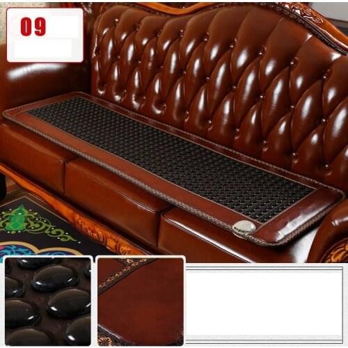 Natural jade cushion massage mattress 220V domestic sofa cushion heating stone physiotherapy massage pad health care 50*150 cm