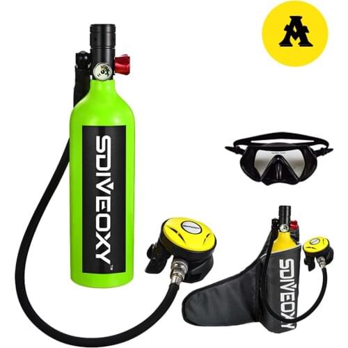 Diving equipment 1L diving oxygen tank underwater respirator scuba diving equipment small oxygen tank water sports