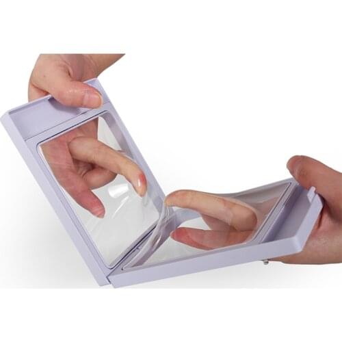 OEM plastic film box transparent jewelry display box can be customized with a variety of colors display stand