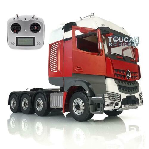 RC LESU 1/14 Metal Rack Chassis Hercul Arco Tractor Truck Cabin Light Radio THZH0842-SMT2
