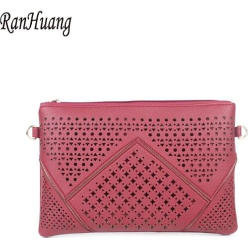 RanHuang Women's Red Clutches