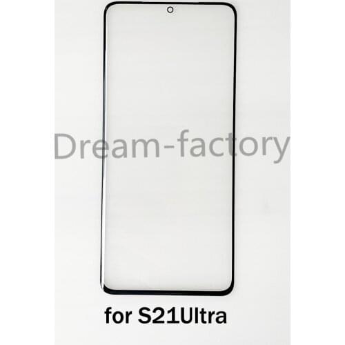 Front Outer Glass Touch Screen Glass Lens Replacement for Samsung Galaxy S21 Plus S21 Ultra