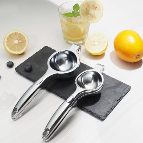 Stainless Steel Lemon Squeezer Manual Citrus Juicer Hand Press Fruit Juice Kitchen Tools Lemon Juicer Orange Queezer