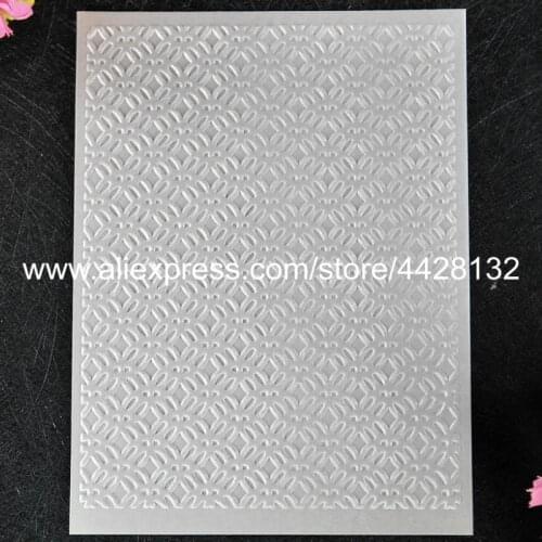Pattern Plastic Embossing Folder For Scrapbook DIY Album Card Tool Plastic Template 10.5x14.5cm 8120424