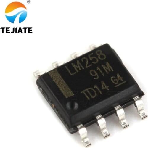 10PCS LM258 LM258DR dual operational amplifier chip sop8 IC
