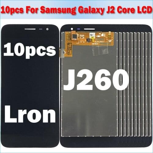 10pcs/lot LCD For Samsung Galaxy J2 core J260 J260M LCD Display Touch Screen Digitizer Assembly For samsung J2 core J260F J260G