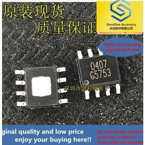 10pcs only orginal new G5753F11U Typing G5753 SMD SOP8 DC step-down chip IC